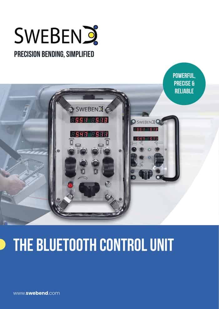 SweBend Wireless control brochure cover