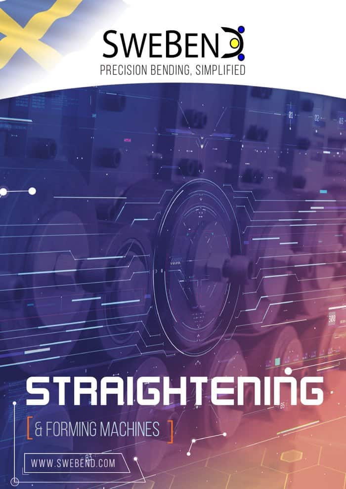SweBend Plate straightening brochure cover