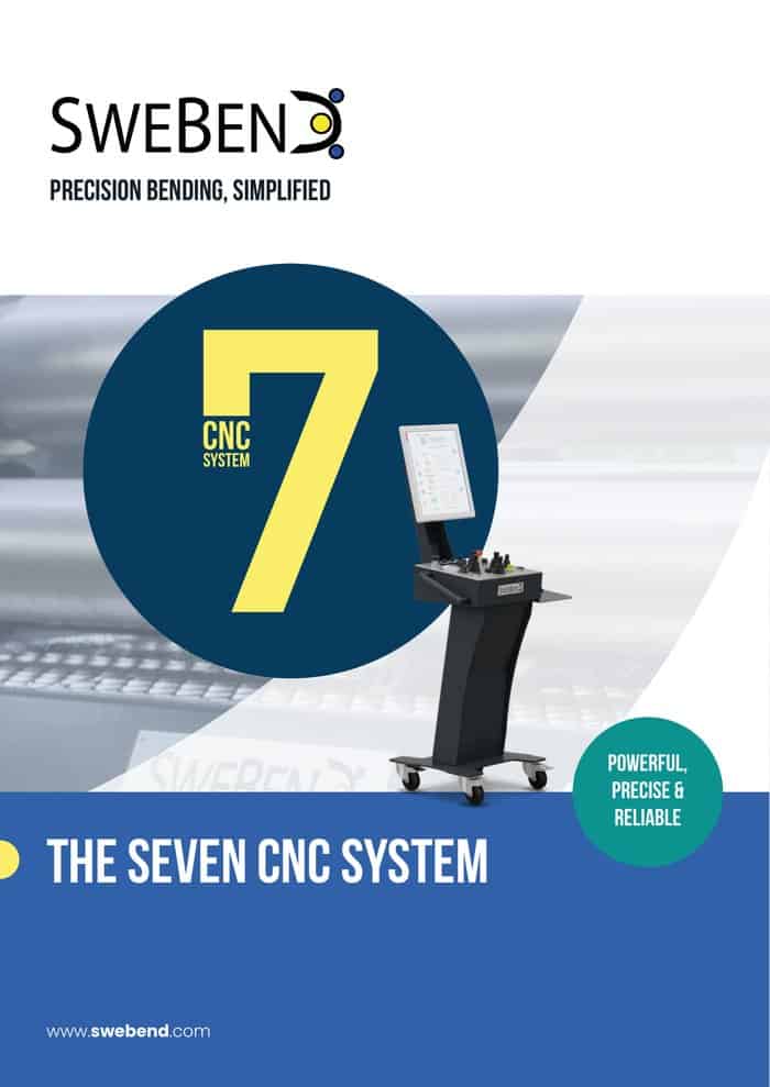 SweBend SEVEN CNC brochure cover