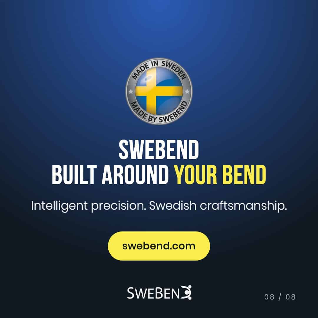 SweBend - Built around YOUR Bend. The VSB3-70 CNC section bending machine is designed and produced in Sweden